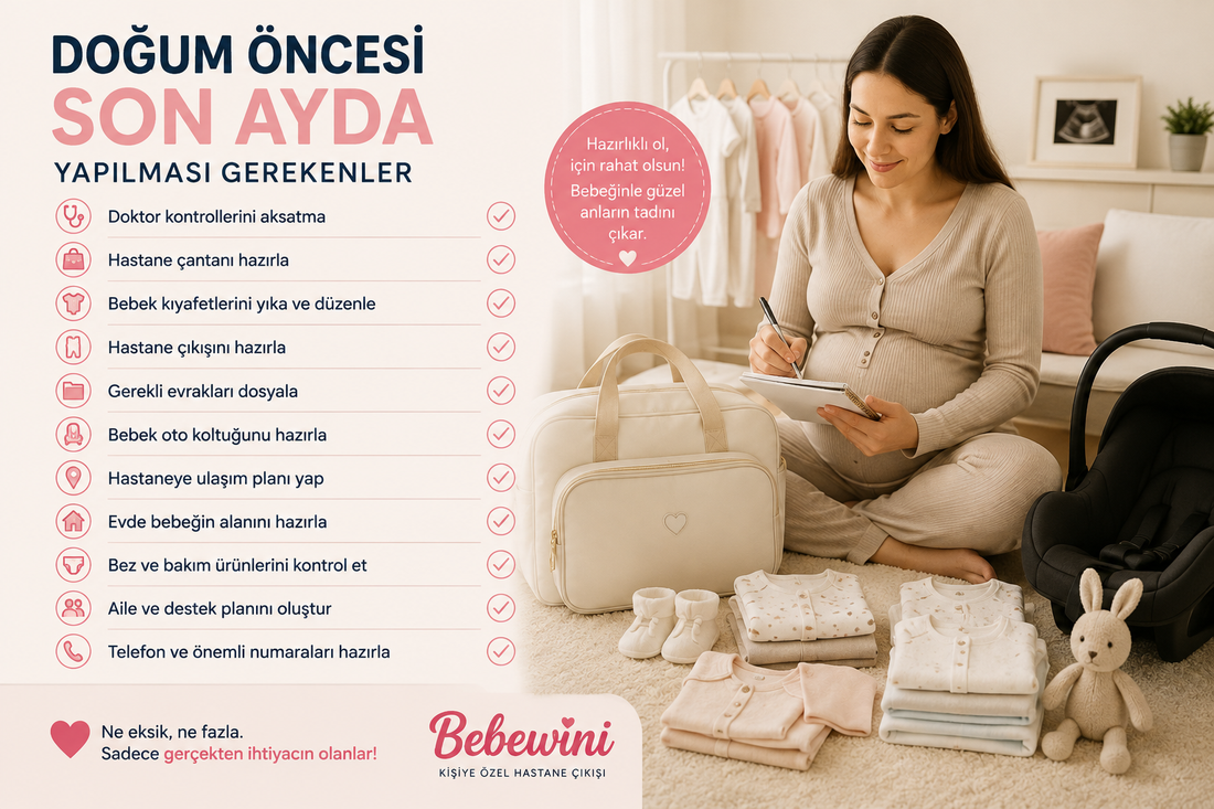 Doğum Öncesi Son Ayda Yapılması Gerekenler