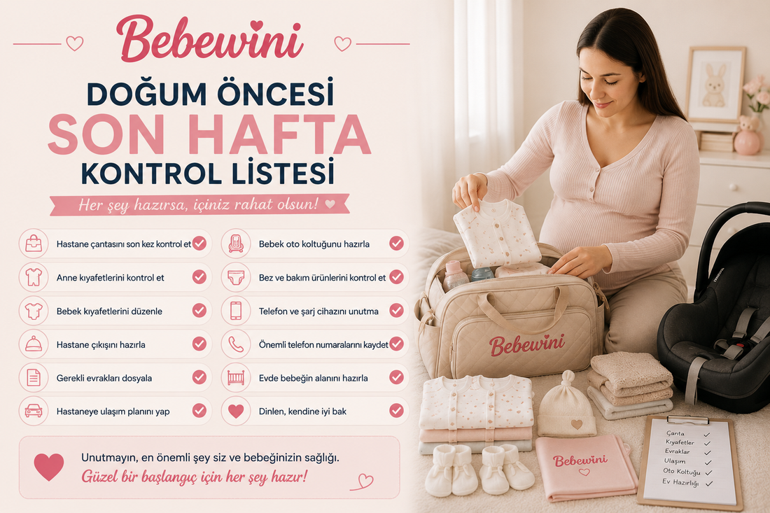 Doğum Öncesi Son Hafta Kontrol Listesi: Neler Hazır Olmalı?